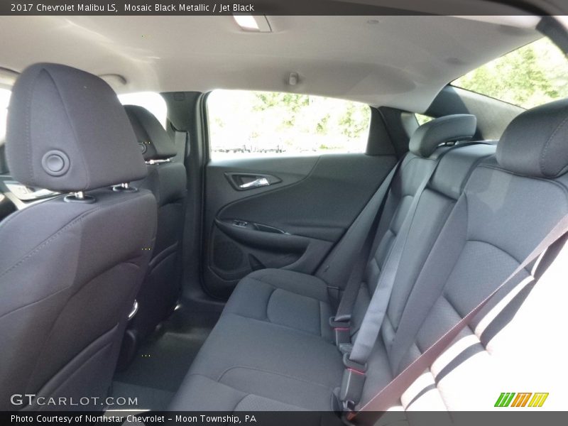 Mosaic Black Metallic / Jet Black 2017 Chevrolet Malibu LS