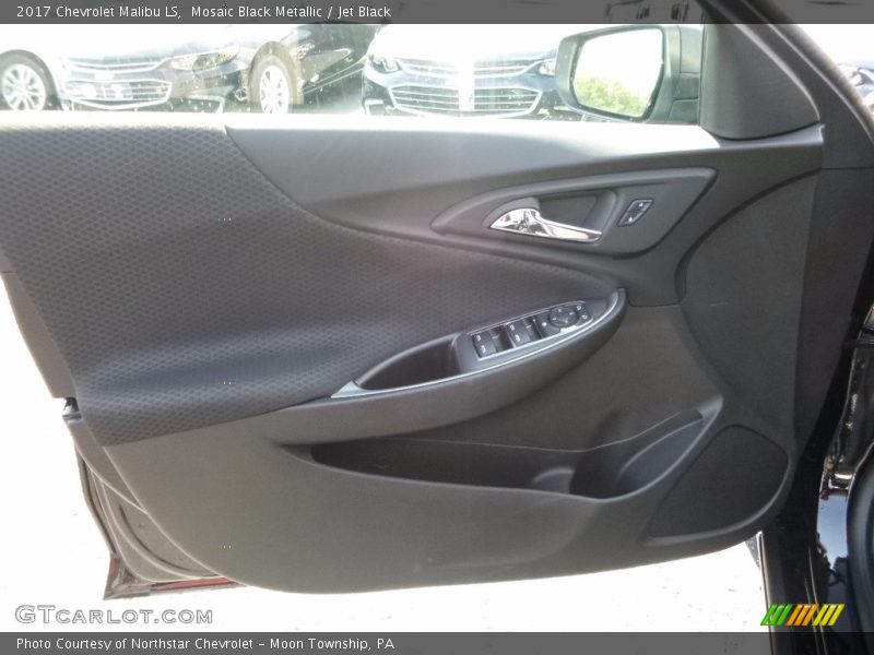 Mosaic Black Metallic / Jet Black 2017 Chevrolet Malibu LS