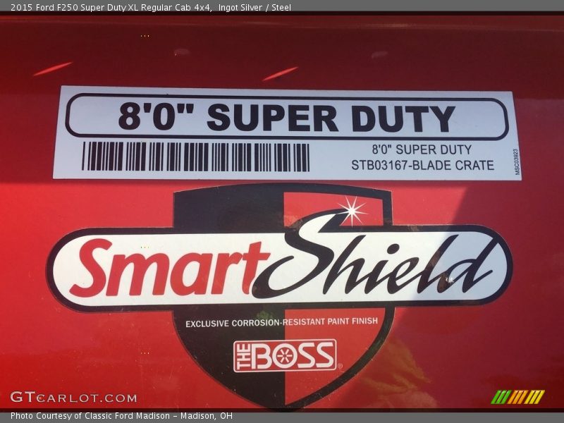 Ingot Silver / Steel 2015 Ford F250 Super Duty XL Regular Cab 4x4