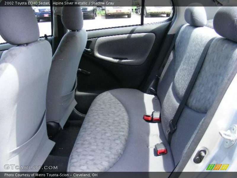 Alpine Silver Metallic / Shadow Gray 2002 Toyota ECHO Sedan