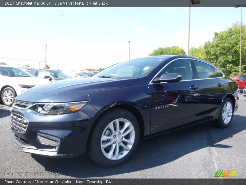 Blue Velvet Metallic / Jet Black 2017 Chevrolet Malibu LT