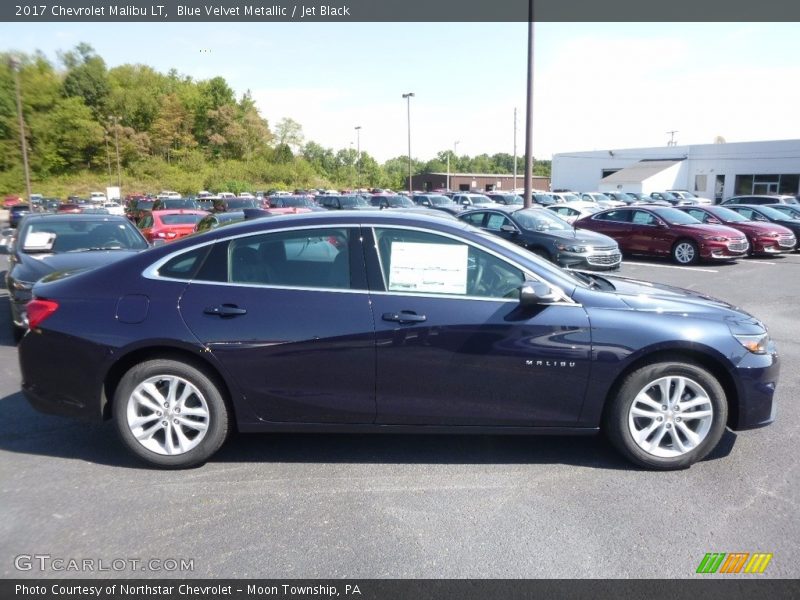 Blue Velvet Metallic / Jet Black 2017 Chevrolet Malibu LT