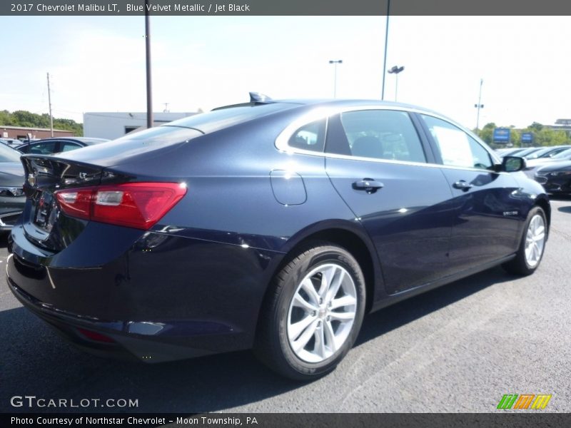 Blue Velvet Metallic / Jet Black 2017 Chevrolet Malibu LT