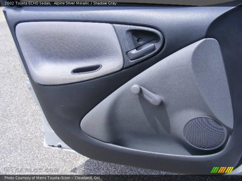 Alpine Silver Metallic / Shadow Gray 2002 Toyota ECHO Sedan