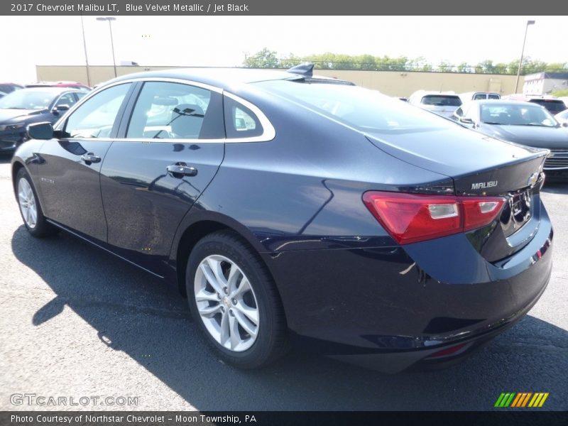 Blue Velvet Metallic / Jet Black 2017 Chevrolet Malibu LT