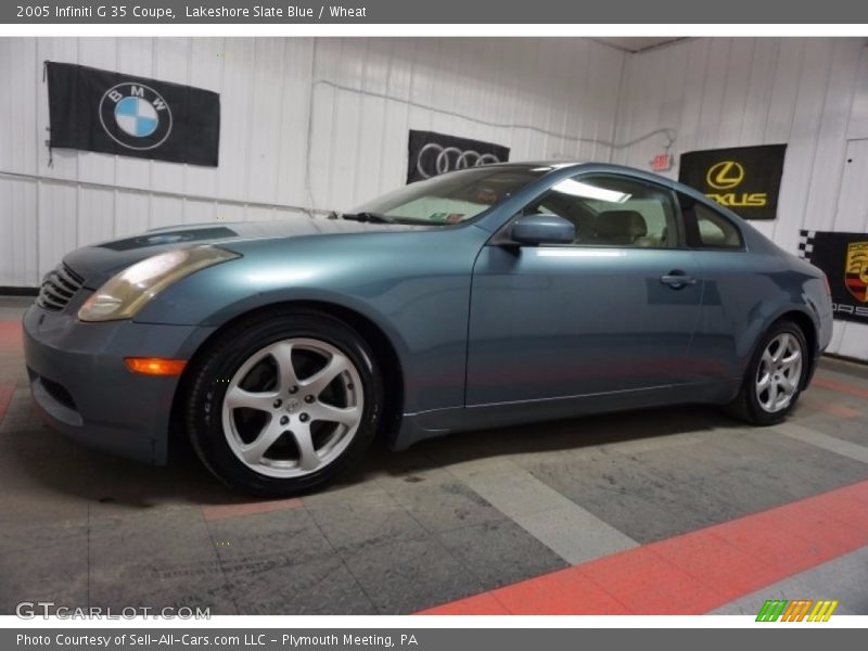 Lakeshore Slate Blue / Wheat 2005 Infiniti G 35 Coupe