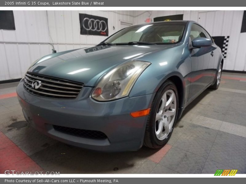 Lakeshore Slate Blue / Wheat 2005 Infiniti G 35 Coupe