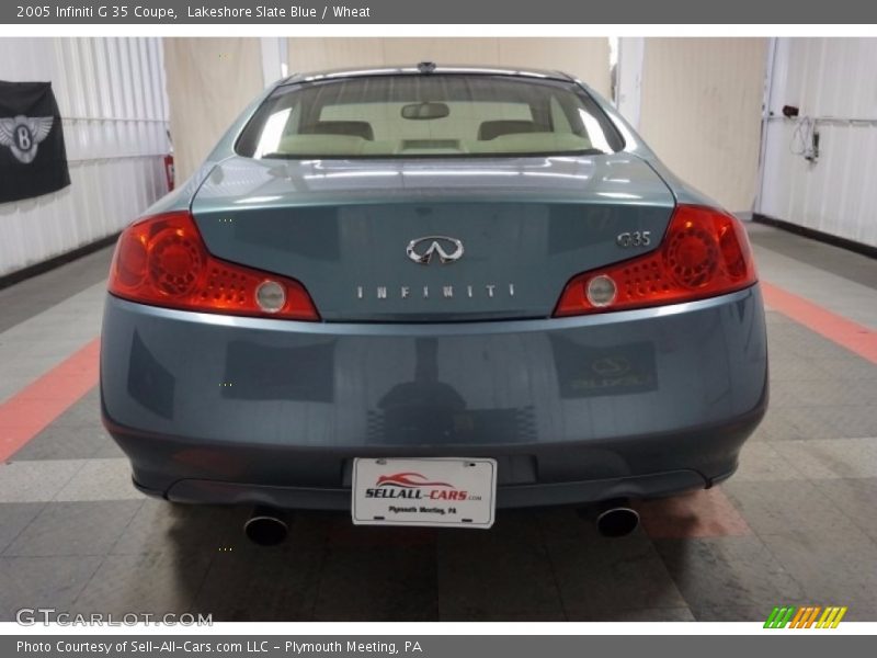 Lakeshore Slate Blue / Wheat 2005 Infiniti G 35 Coupe