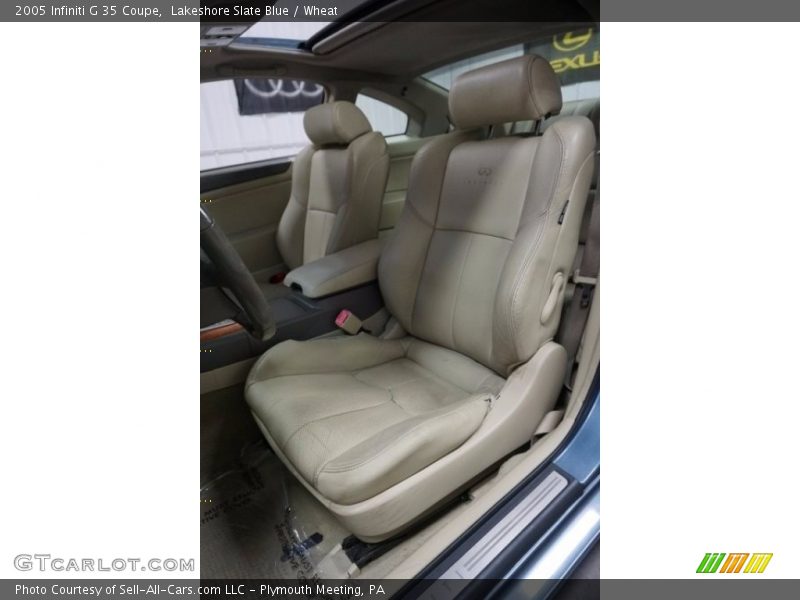 Lakeshore Slate Blue / Wheat 2005 Infiniti G 35 Coupe