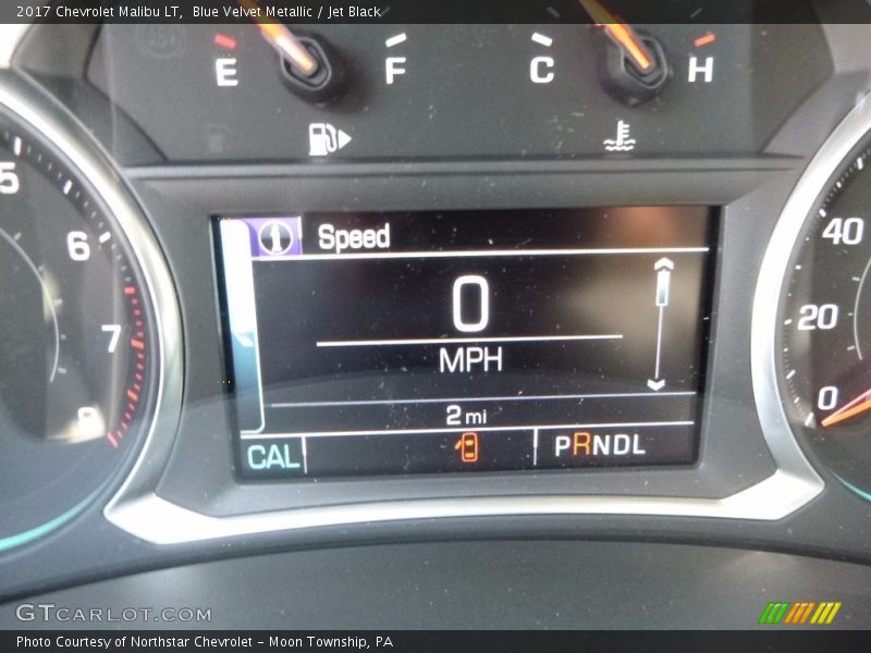 Blue Velvet Metallic / Jet Black 2017 Chevrolet Malibu LT