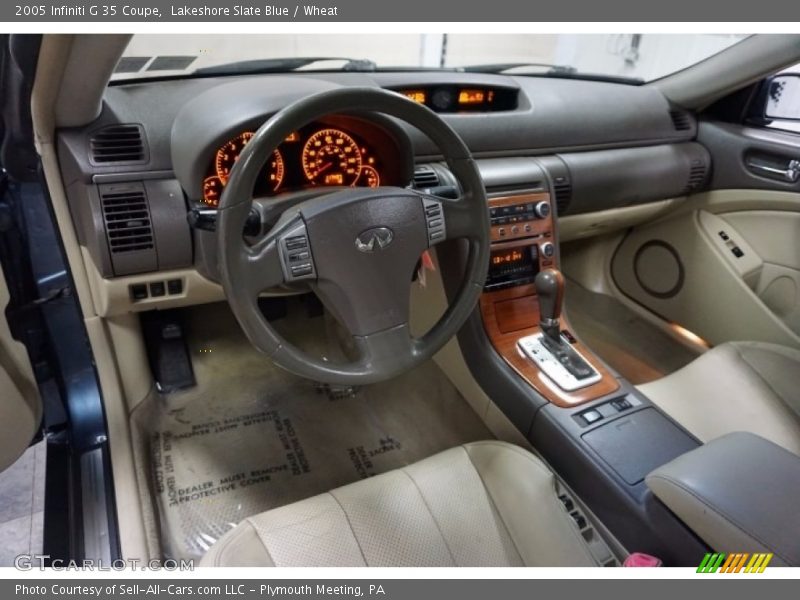 Lakeshore Slate Blue / Wheat 2005 Infiniti G 35 Coupe