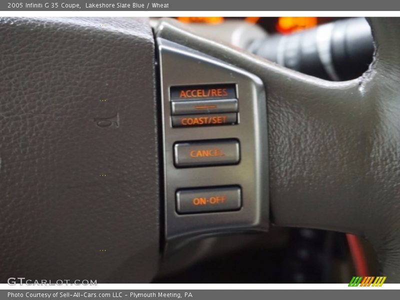 Lakeshore Slate Blue / Wheat 2005 Infiniti G 35 Coupe