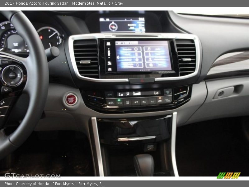 Controls of 2017 Accord Touring Sedan