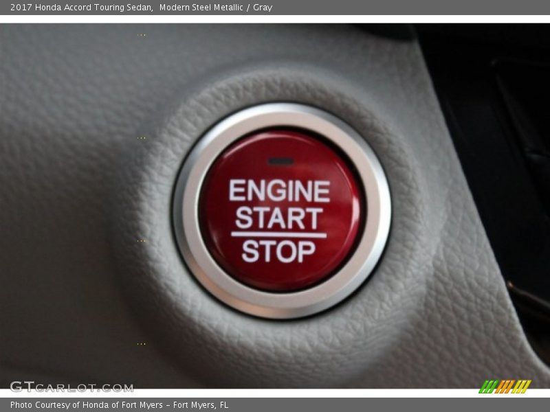 Controls of 2017 Accord Touring Sedan