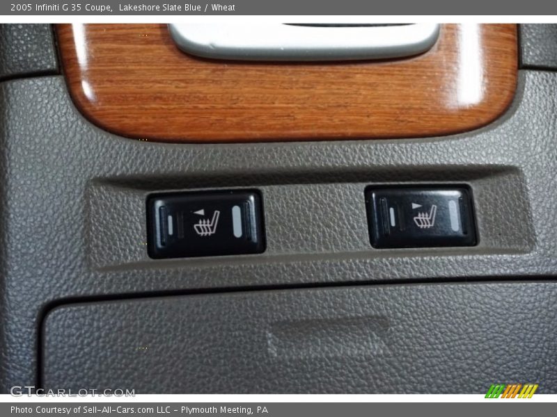 Lakeshore Slate Blue / Wheat 2005 Infiniti G 35 Coupe