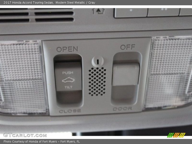 Modern Steel Metallic / Gray 2017 Honda Accord Touring Sedan