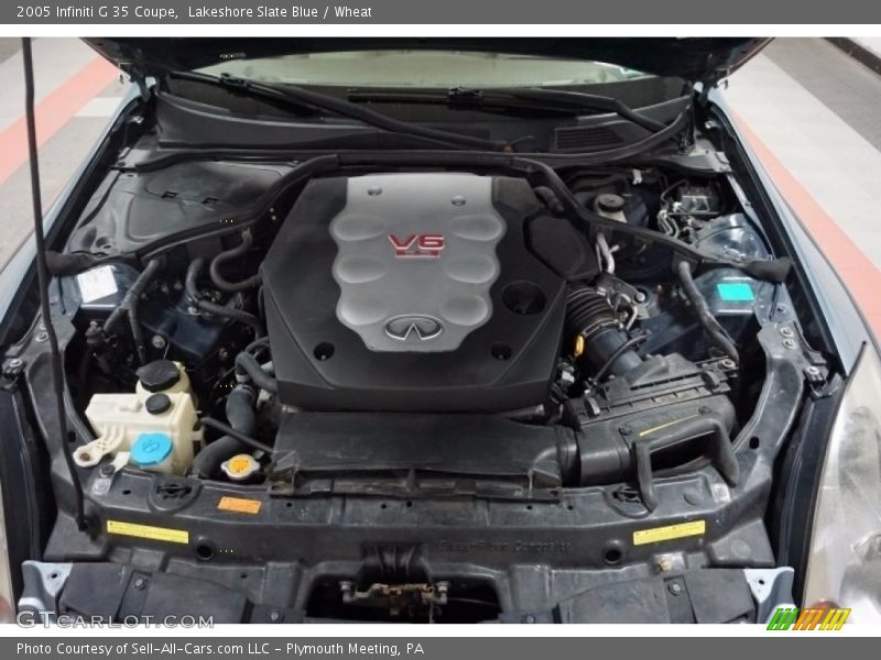 Lakeshore Slate Blue / Wheat 2005 Infiniti G 35 Coupe