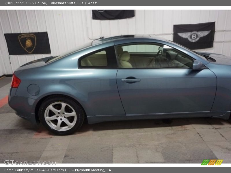 Lakeshore Slate Blue / Wheat 2005 Infiniti G 35 Coupe