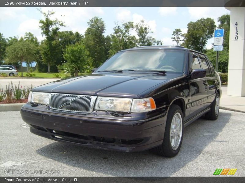 Blackberry Pearl / Tan 1998 Volvo S90 Sedan