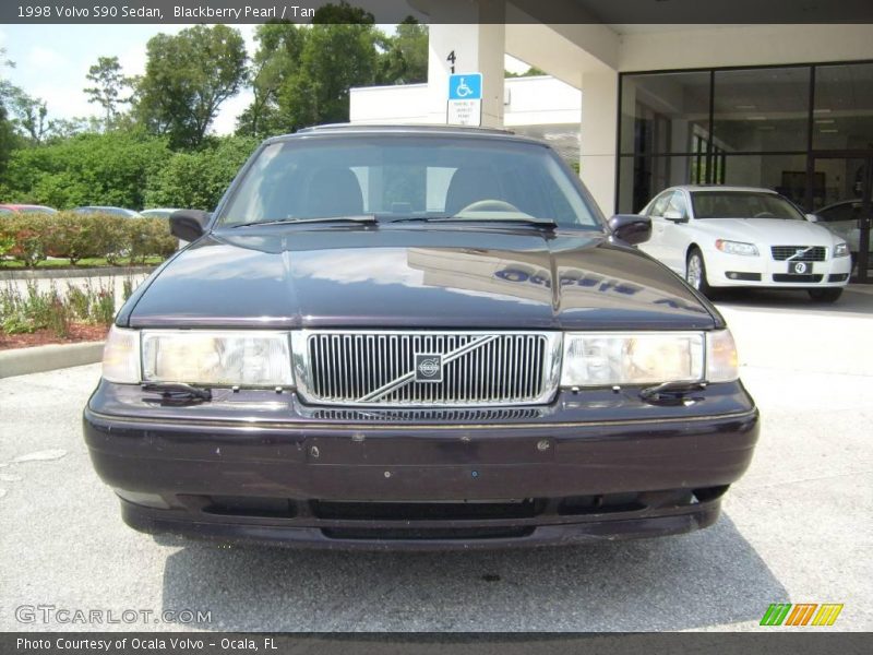 Blackberry Pearl / Tan 1998 Volvo S90 Sedan