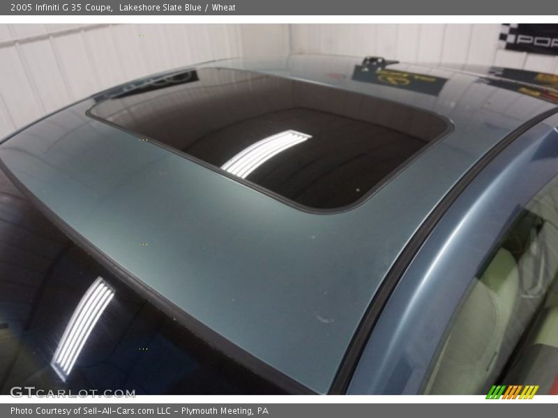 Lakeshore Slate Blue / Wheat 2005 Infiniti G 35 Coupe