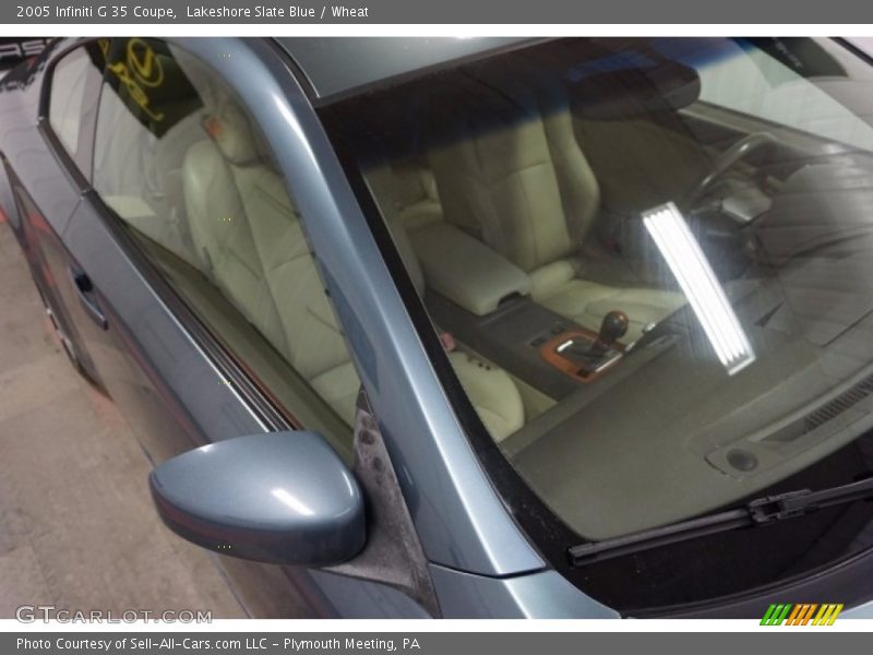 Lakeshore Slate Blue / Wheat 2005 Infiniti G 35 Coupe