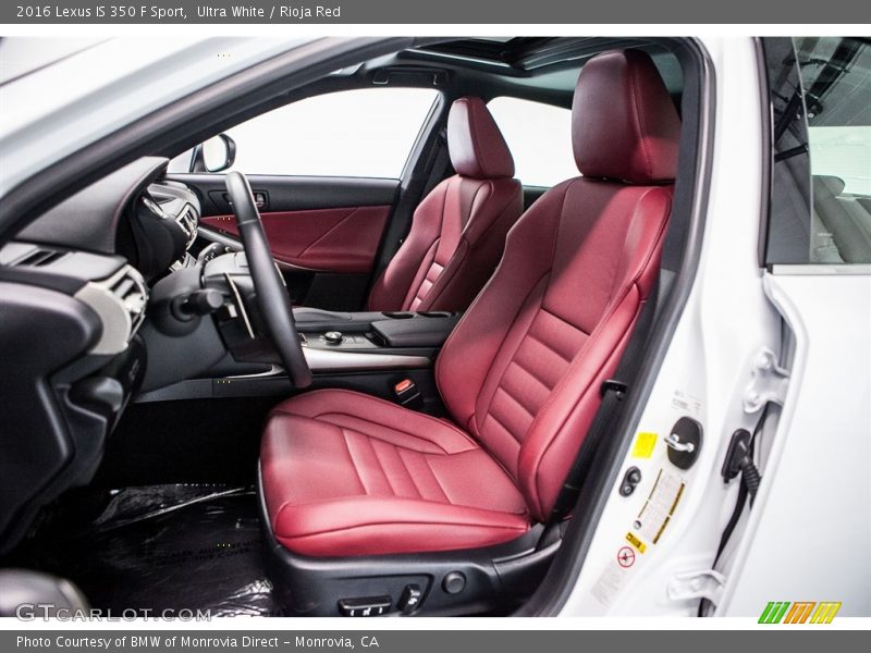 Ultra White / Rioja Red 2016 Lexus IS 350 F Sport
