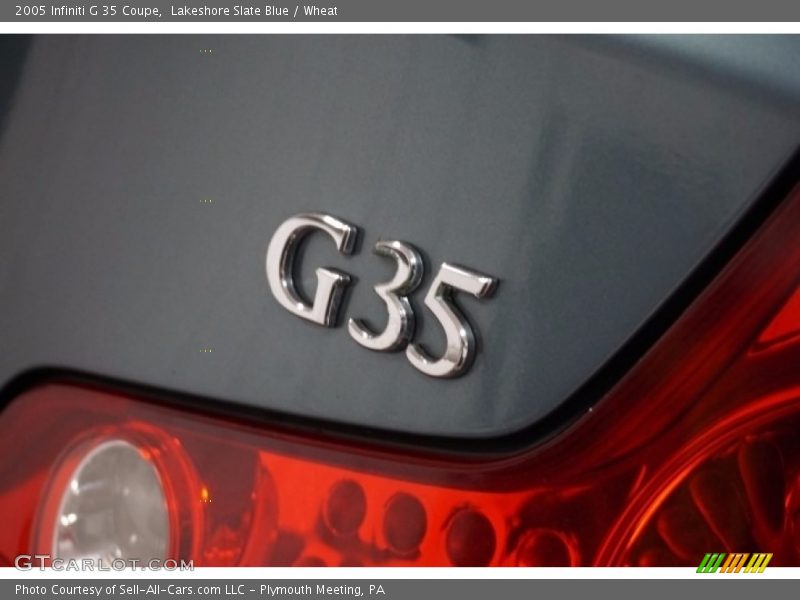 Lakeshore Slate Blue / Wheat 2005 Infiniti G 35 Coupe