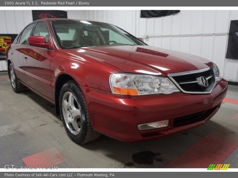 Redondo Red Pearl / Ebony 2003 Acura TL 3.2