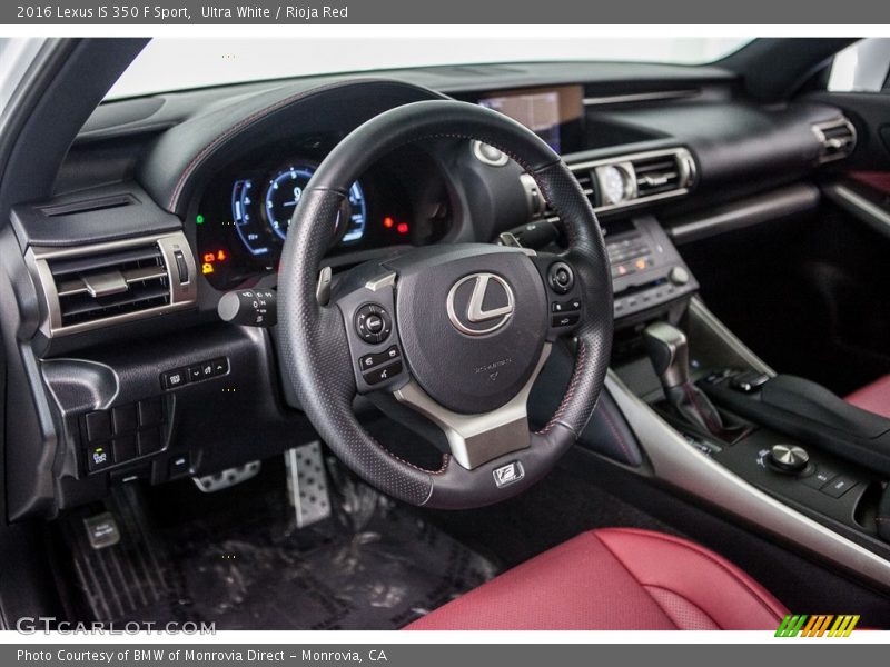 Dashboard of 2016 IS 350 F Sport