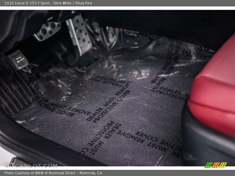 Ultra White / Rioja Red 2016 Lexus IS 350 F Sport