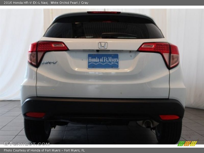 White Orchid Pearl / Gray 2016 Honda HR-V EX-L Navi