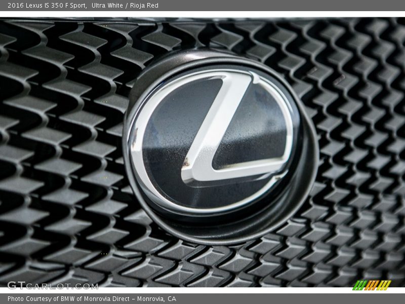 Ultra White / Rioja Red 2016 Lexus IS 350 F Sport