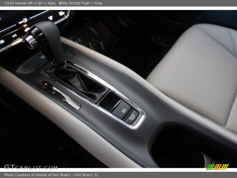 White Orchid Pearl / Gray 2016 Honda HR-V EX-L Navi