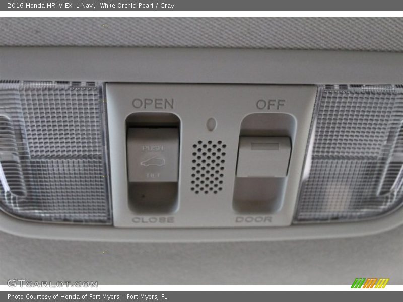 White Orchid Pearl / Gray 2016 Honda HR-V EX-L Navi