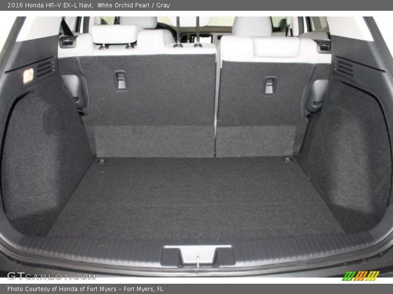 White Orchid Pearl / Gray 2016 Honda HR-V EX-L Navi