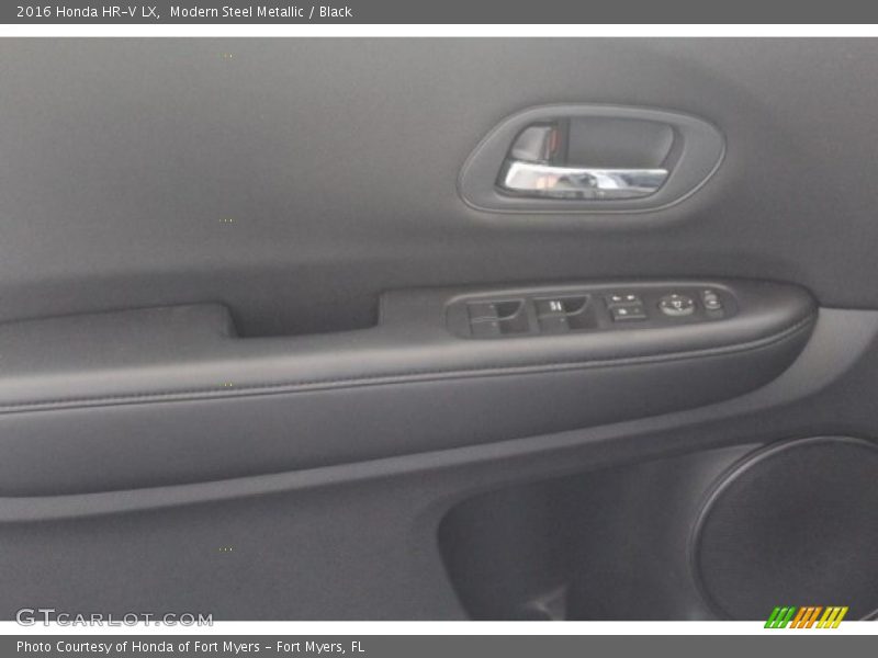 Modern Steel Metallic / Black 2016 Honda HR-V LX