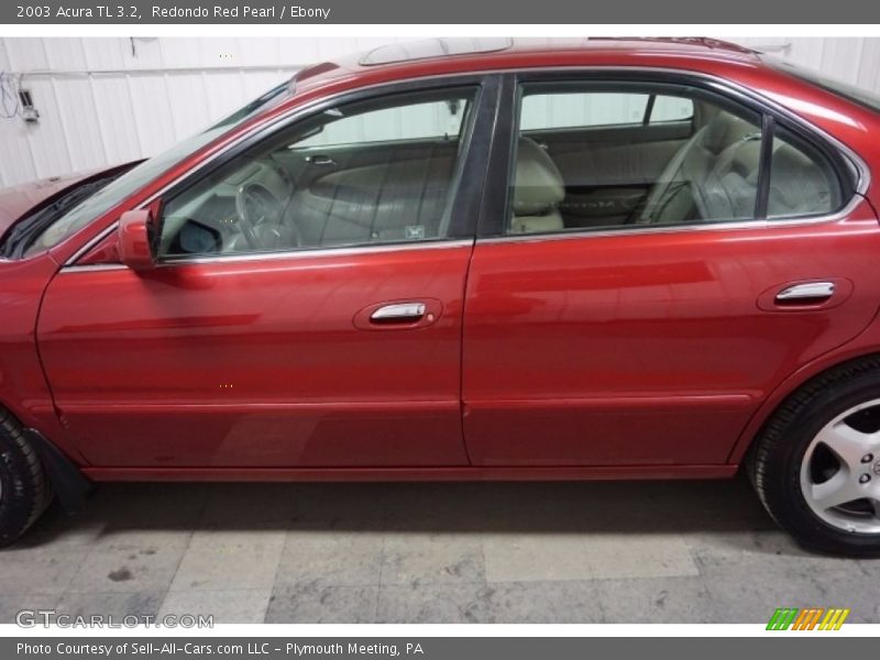 Redondo Red Pearl / Ebony 2003 Acura TL 3.2