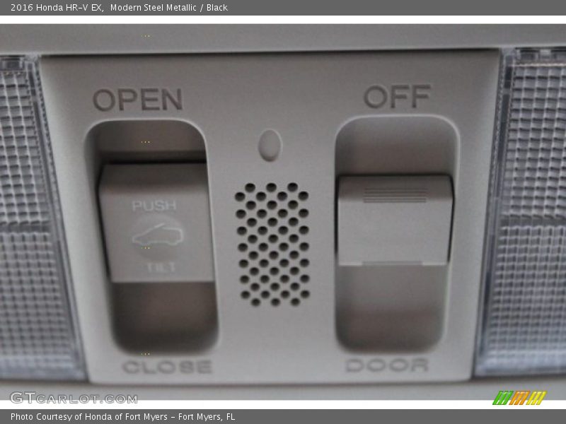 Modern Steel Metallic / Black 2016 Honda HR-V EX