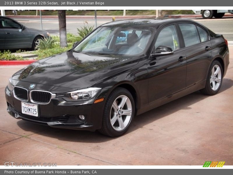 Jet Black / Venetian Beige 2013 BMW 3 Series 328i Sedan