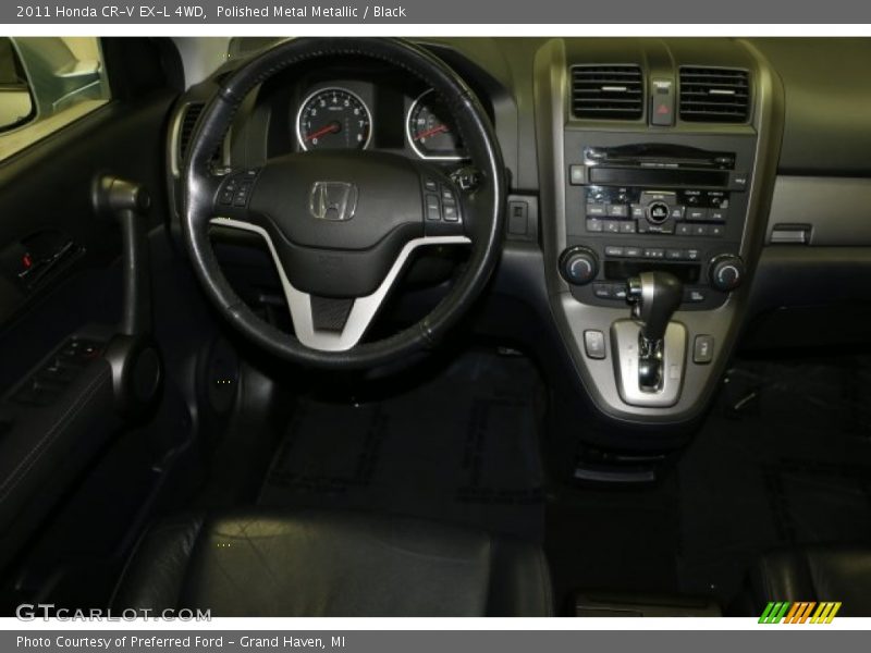 Polished Metal Metallic / Black 2011 Honda CR-V EX-L 4WD