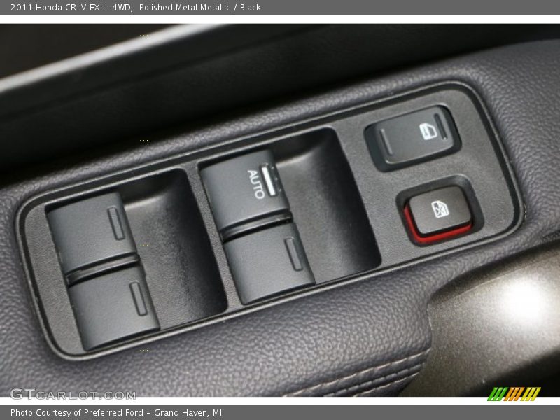 Polished Metal Metallic / Black 2011 Honda CR-V EX-L 4WD