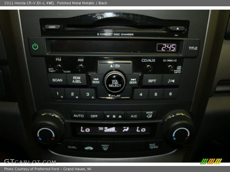 Polished Metal Metallic / Black 2011 Honda CR-V EX-L 4WD