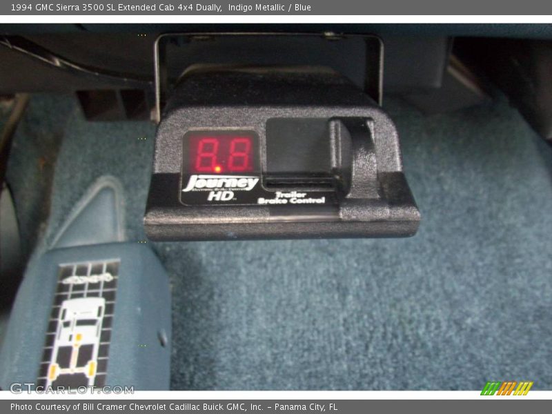 Indigo Metallic / Blue 1994 GMC Sierra 3500 SL Extended Cab 4x4 Dually