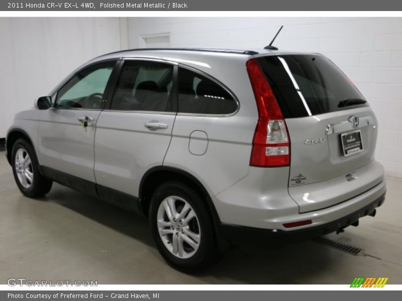 Polished Metal Metallic / Black 2011 Honda CR-V EX-L 4WD