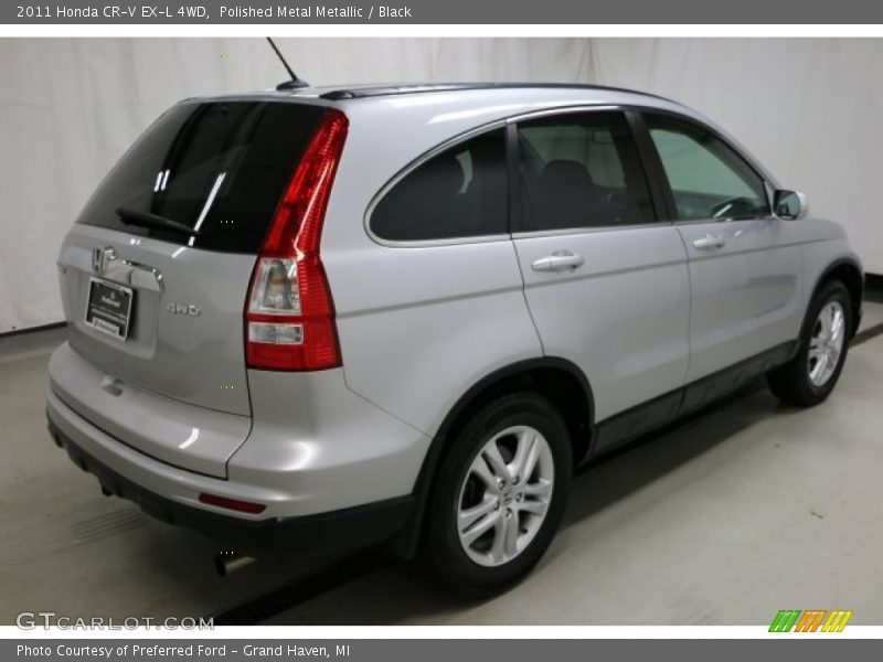 Polished Metal Metallic / Black 2011 Honda CR-V EX-L 4WD