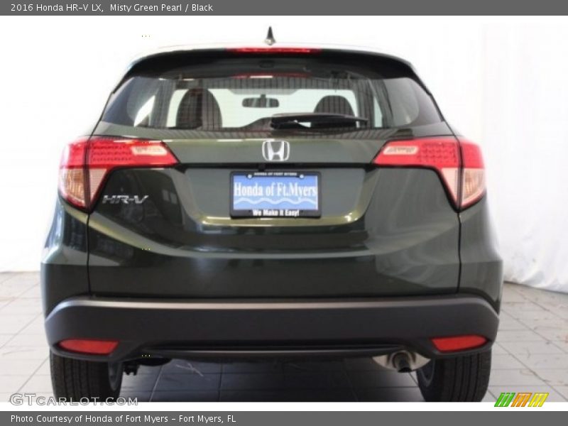 Misty Green Pearl / Black 2016 Honda HR-V LX