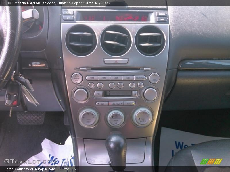 Blazing Copper Metallic / Black 2004 Mazda MAZDA6 s Sedan
