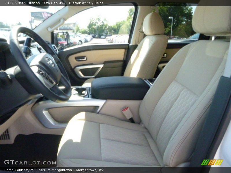  2017 Titan SV Crew Cab 4x4 Beige Interior