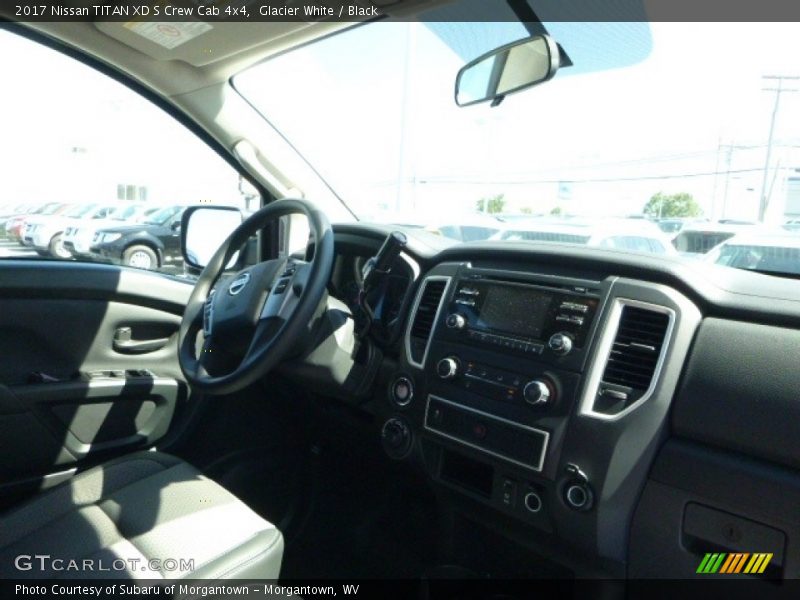 Glacier White / Black 2017 Nissan TITAN XD S Crew Cab 4x4